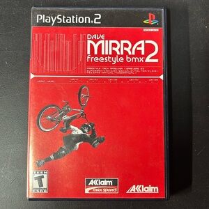 Dave Mirra Freestyle BMX 2 PlayStation 2 video game!